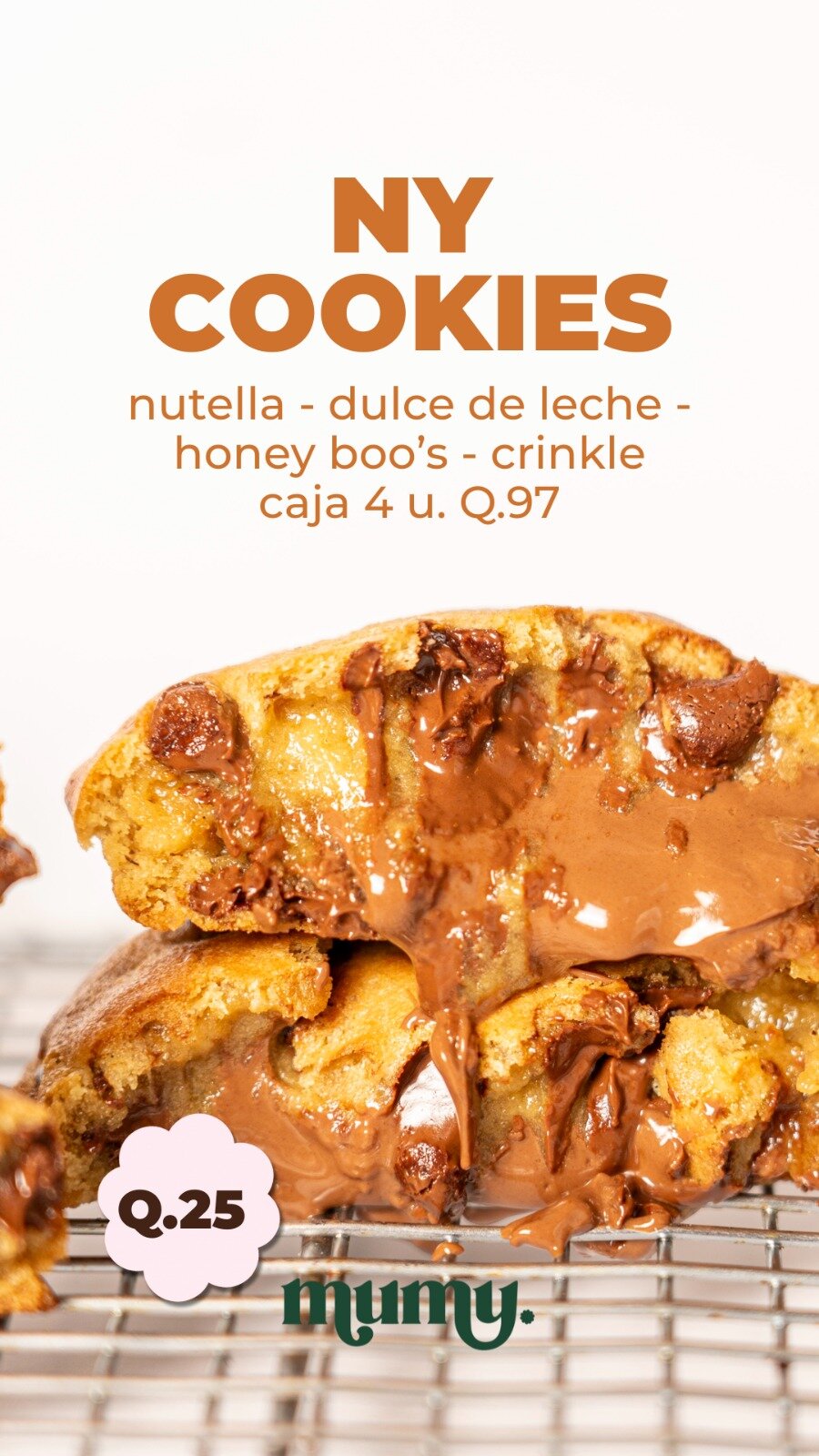 Cookies estilo NY de Mumy